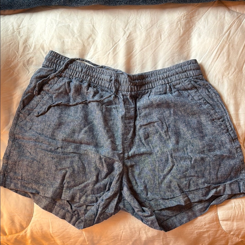 Women's Blue Casual Shorts